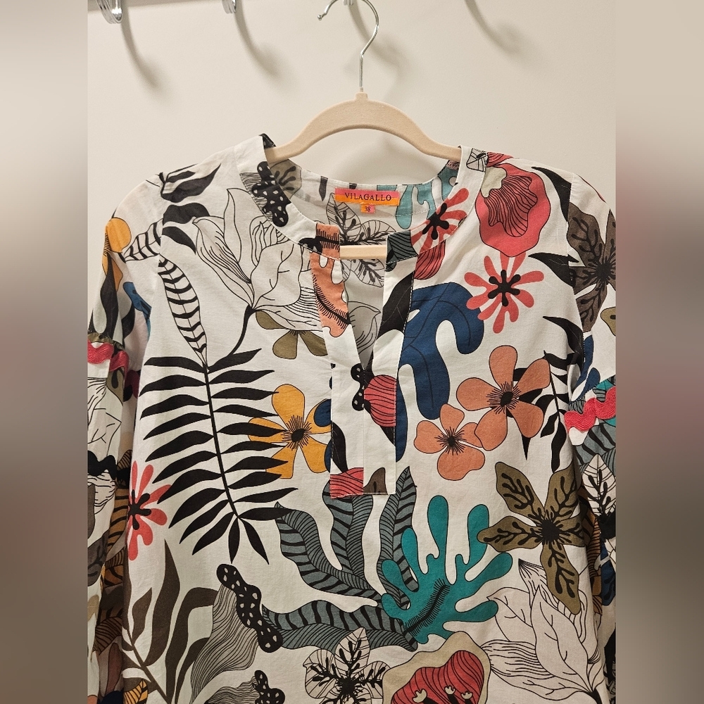 Vilagallo Lucera Top Women Blouse Size 38 - Picture 5 of 15